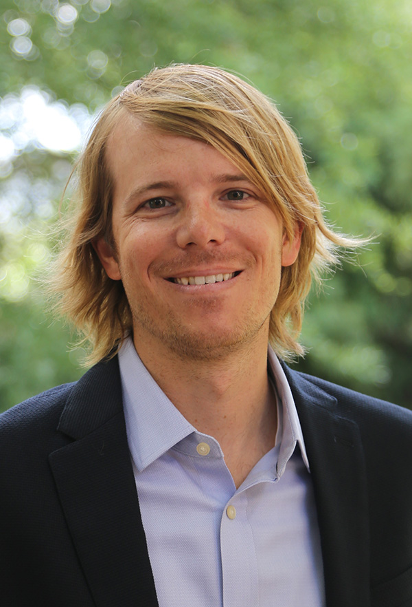 Ph.D. student Aaron Bivins, who has been invited to the first ComSciCon Atlanta. (Photo: Jess Hunt-Ralston)