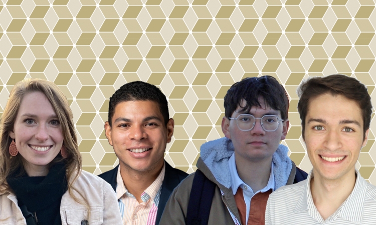 Portraits of Adair Garrett, Christian Douglas, Tony Tan, Tulio Sulbaran and Scott O’Brien