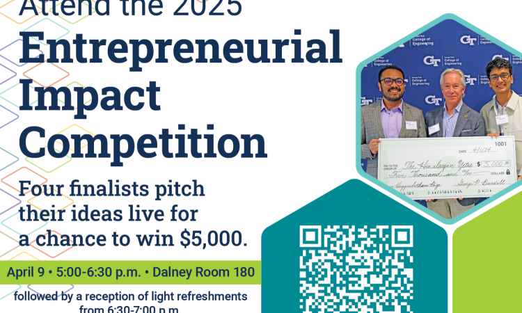 Advertisement for Entrepreneurial Impact Competition 