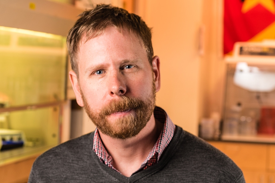 Joe Brown, who is the new Carlton S. Wilder Assistant Professor in the School as of July 1. (Photo: Gary Meek)