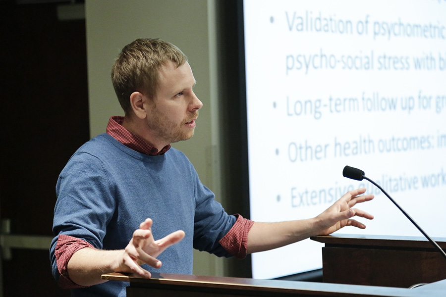 Joe Brown won the 2017 Women in Engineering Teaching Excellence Award April 11 for the postitive impact he's had on the lives of Georgia Tech's female engineering students. Two faculty members are recognized each year based on a survey of undergrad women in the College of Engineering. (File Photo)