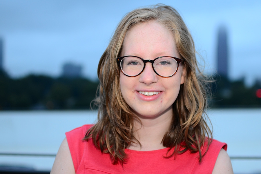 Ph.D. student Anna Skipper, who will spend several months doing research at the University of Cambridge this fall as a Crighton Fellow.