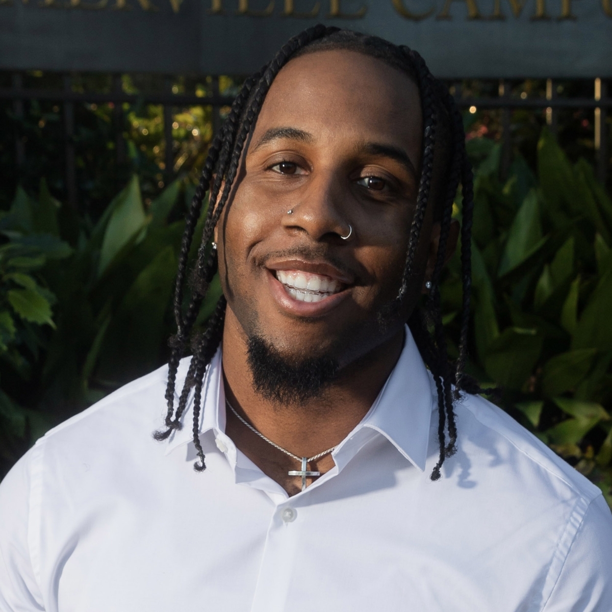 A portrait of Malik Bradley 